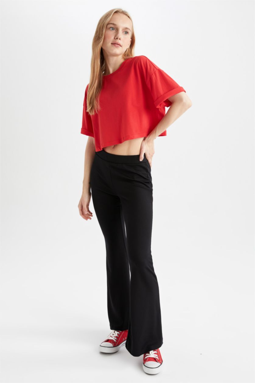 WOMAN Red Coool Loose Fit Short Sleeve T-Shirt