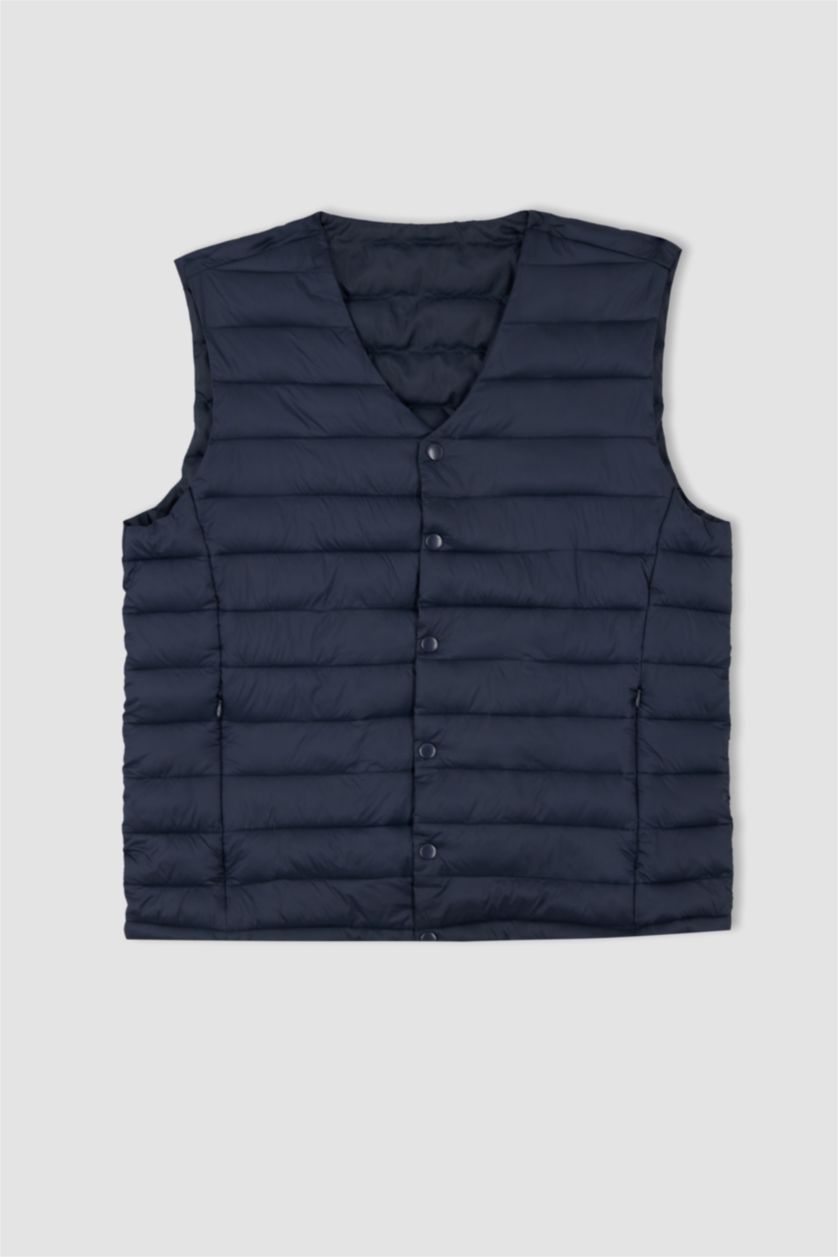 رجال كحلي يلك قصة عادية بياقة V