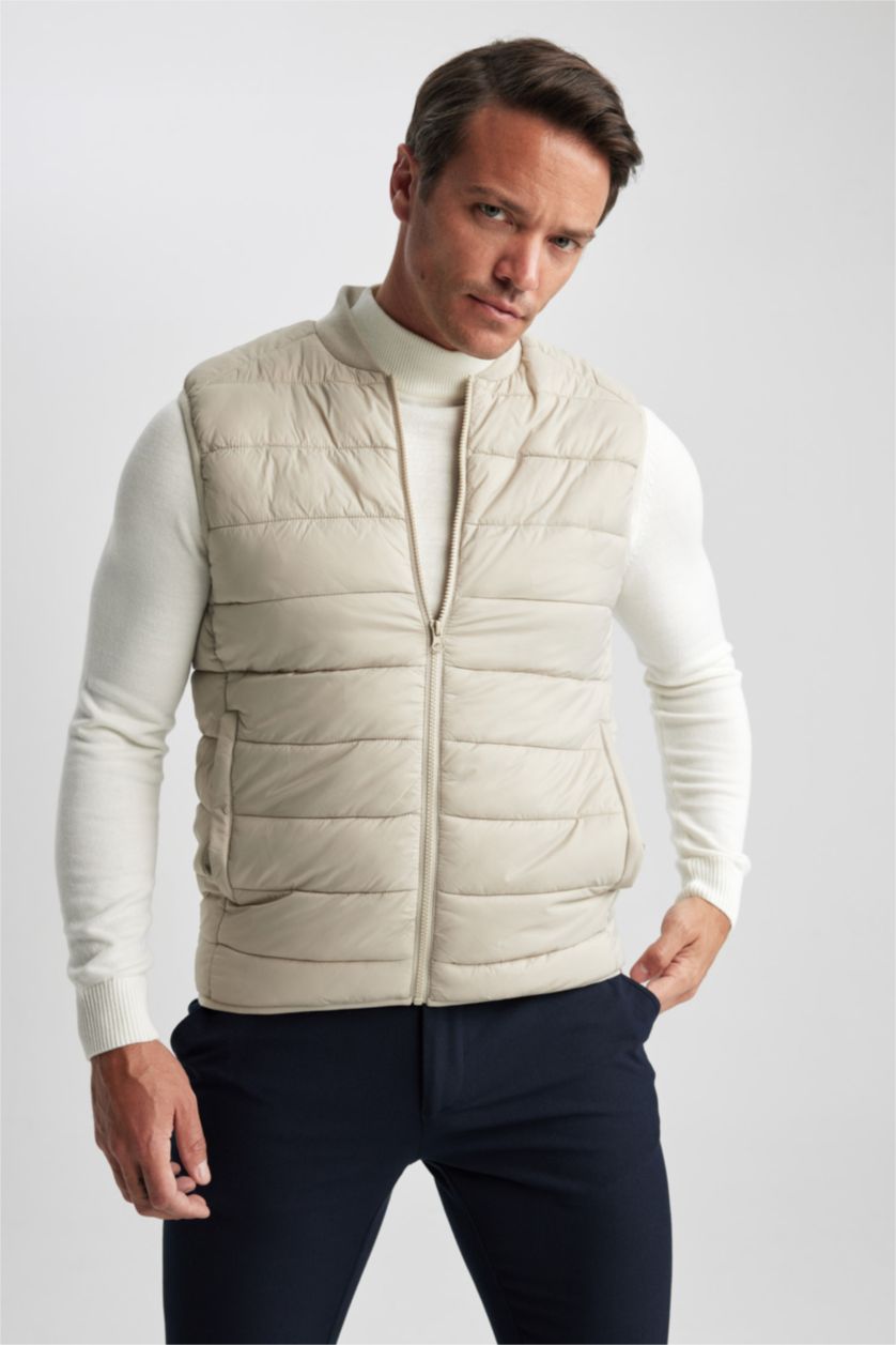 رجال اللون الحجري قمصلة يلك خفيف سليم فيت مقاوم للماء