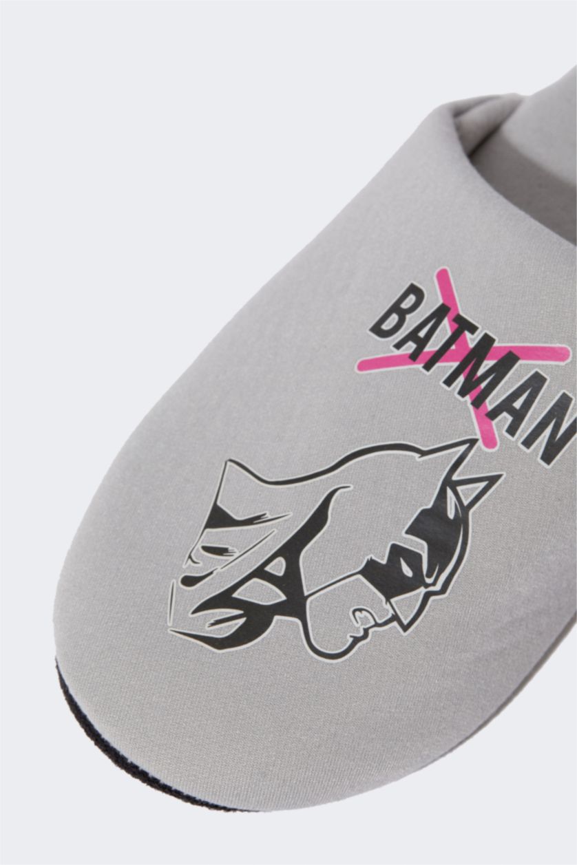 HOMME Gris Chaussons Panduf House sous licence Batman pour hommes