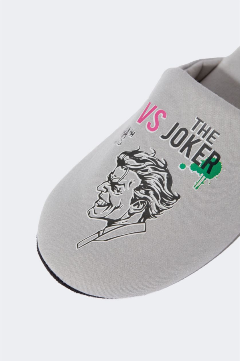 HOMME Gris Chaussons Panduf House sous licence Batman pour hommes