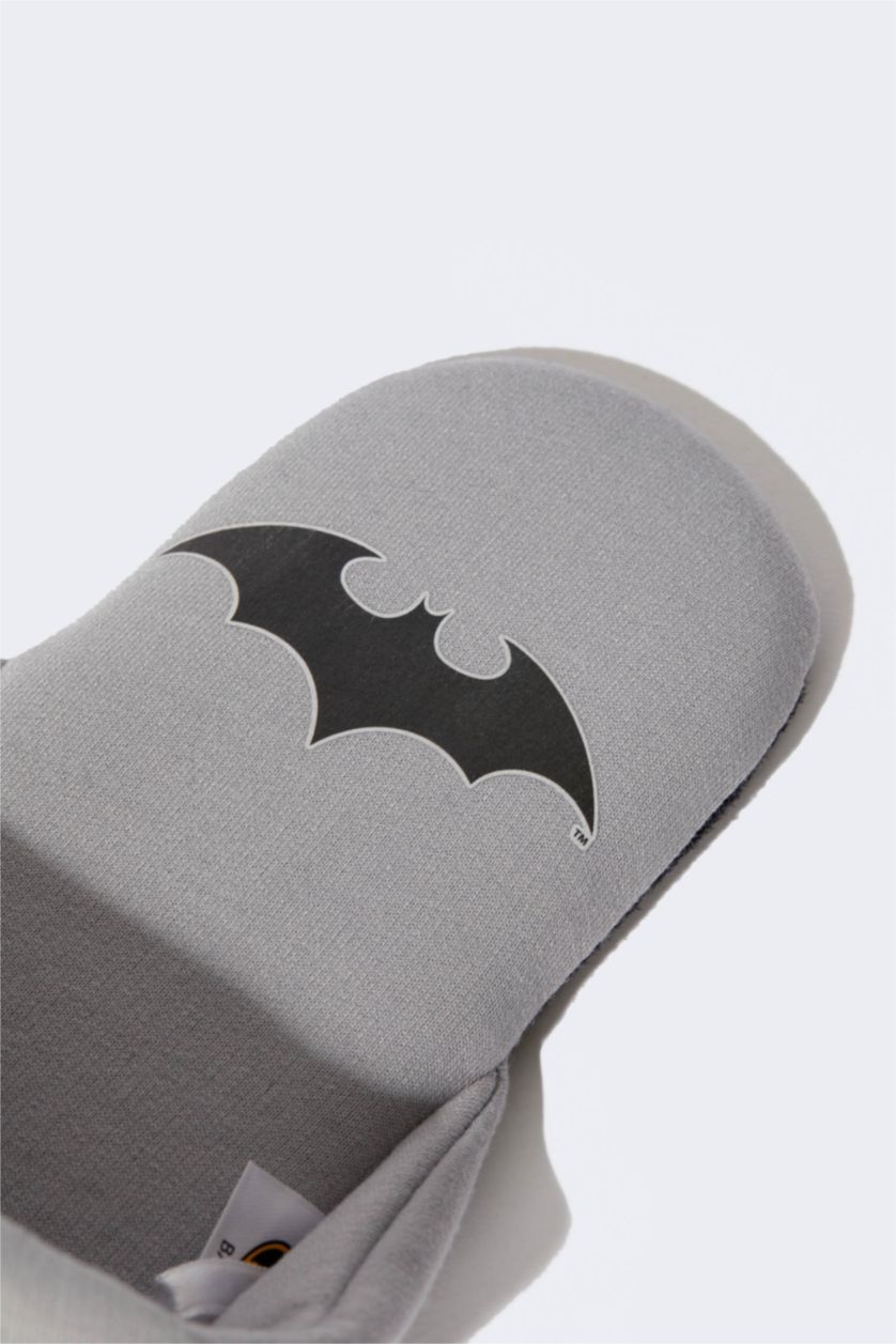 HOMME Gris Chaussons Panduf House sous licence Batman pour hommes
