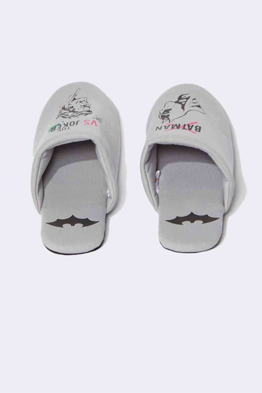 HOMME Gris Chaussons Panduf House sous licence Batman pour hommes