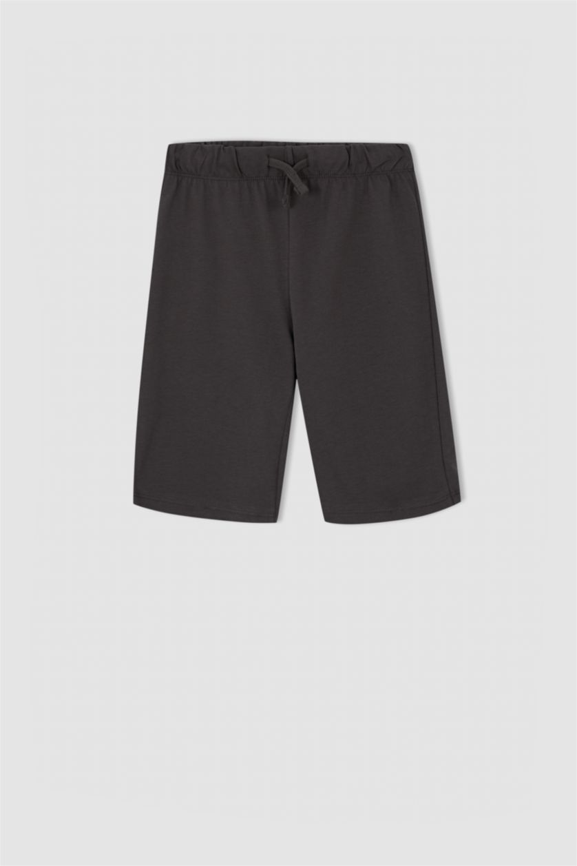 أولاد أخضر طقم ولادي شورت وتي شيرت قطن بدون أكمام - قطعتين