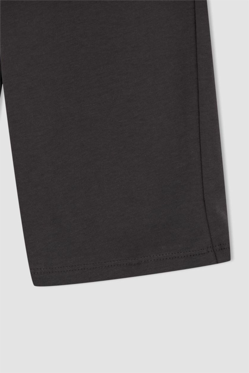 أولاد أخضر طقم ولادي شورت وتي شيرت قطن بدون أكمام - قطعتين