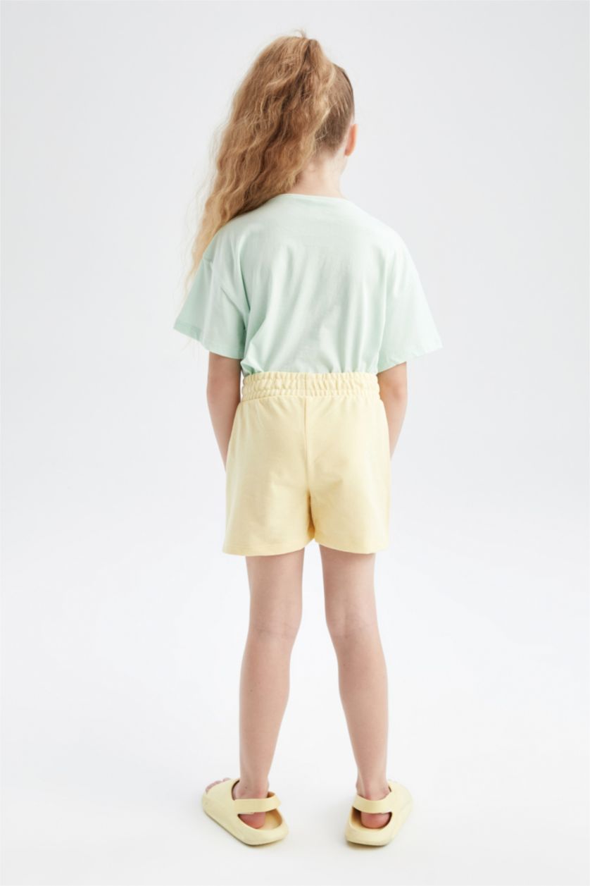 GIRLS & TEENS Yellow Girls Shorts