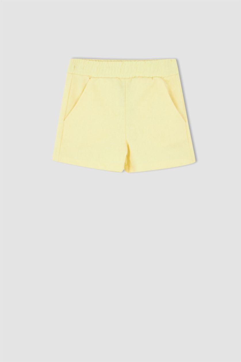 GIRLS & TEENS Yellow Girls Shorts