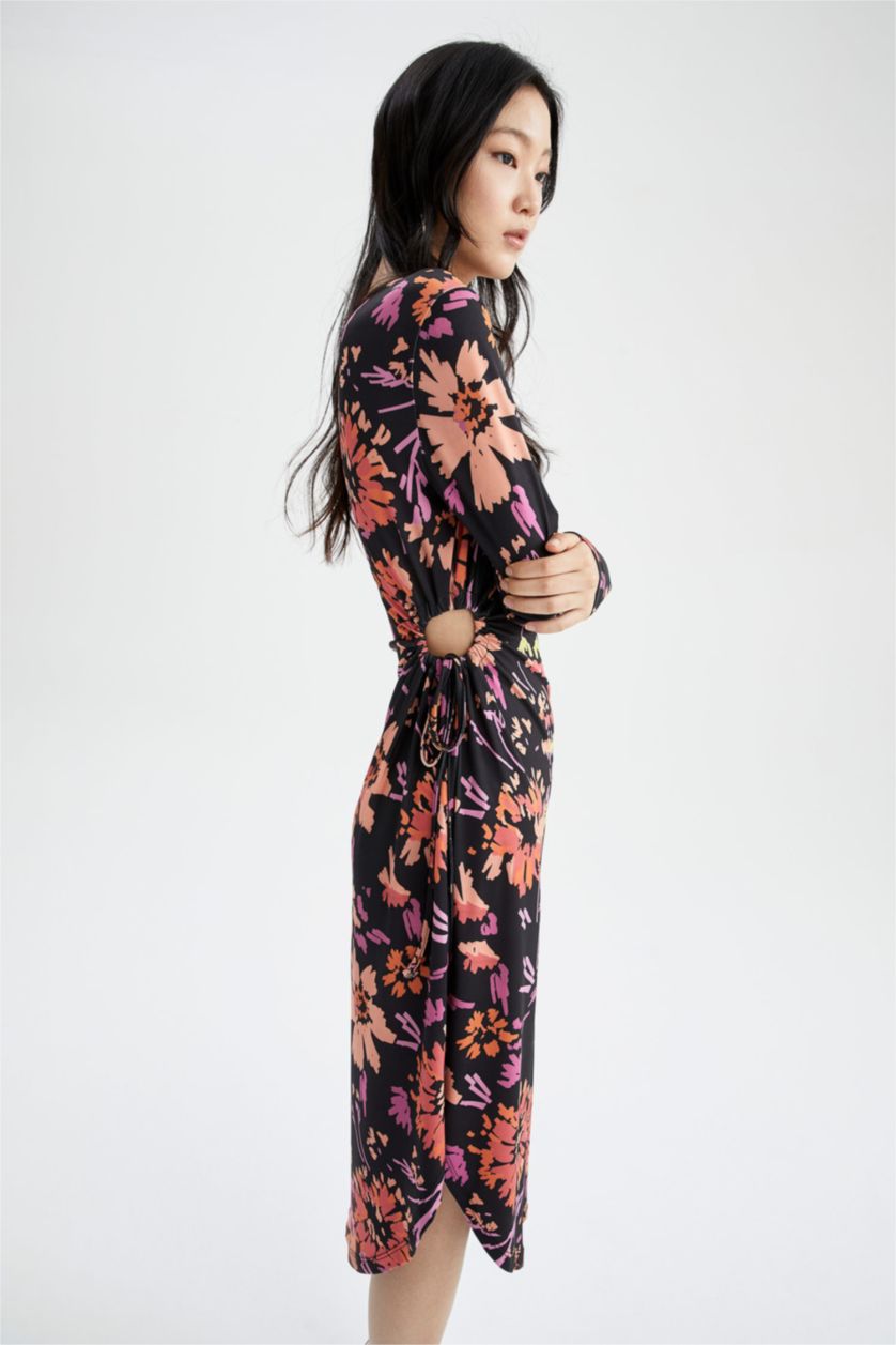 Kadın Siyah Maxi Elbise