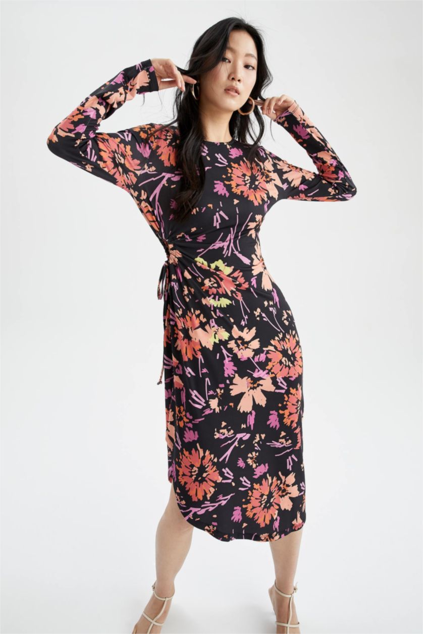 Kadın Siyah Maxi Elbise