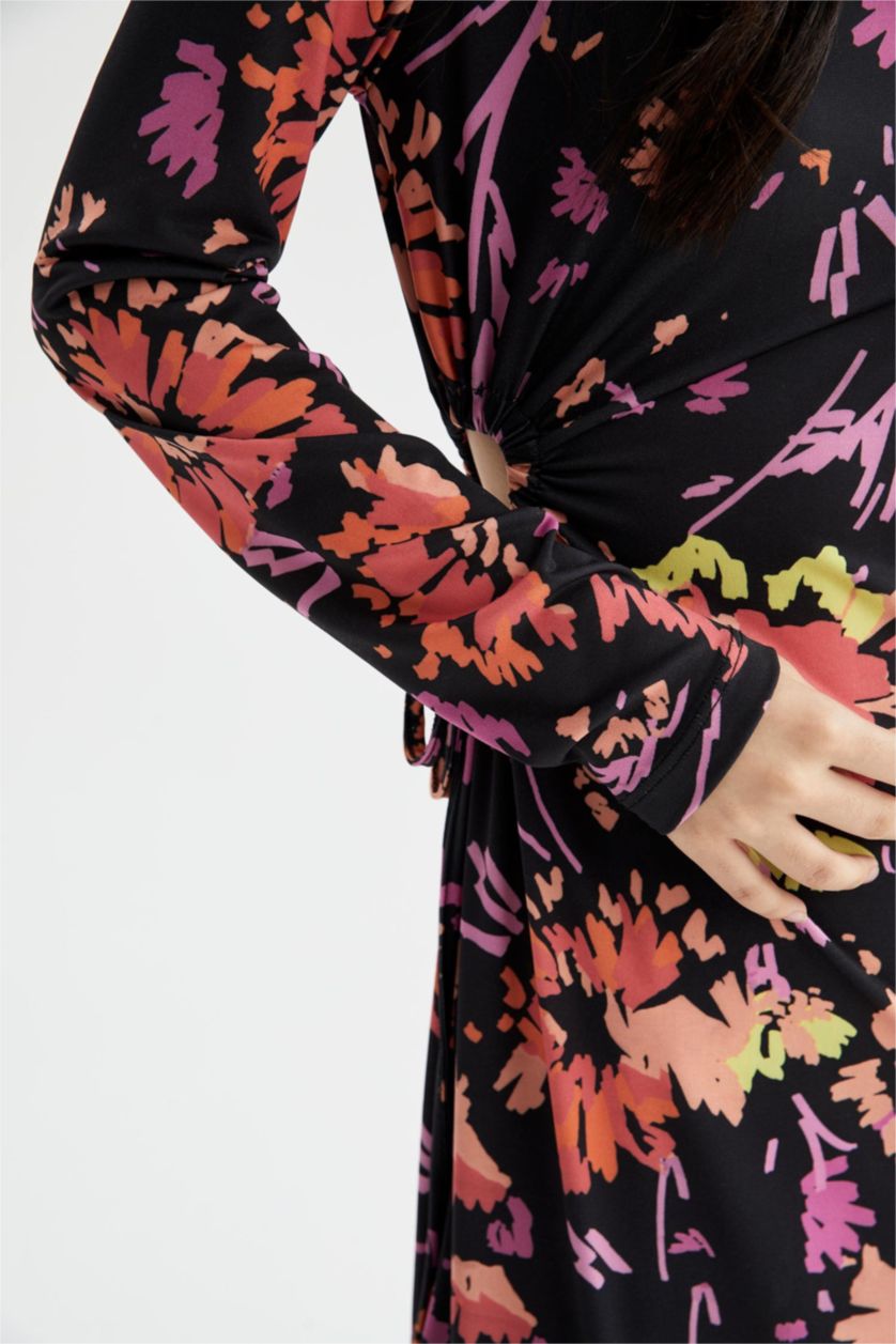 Kadın Siyah Maxi Elbise