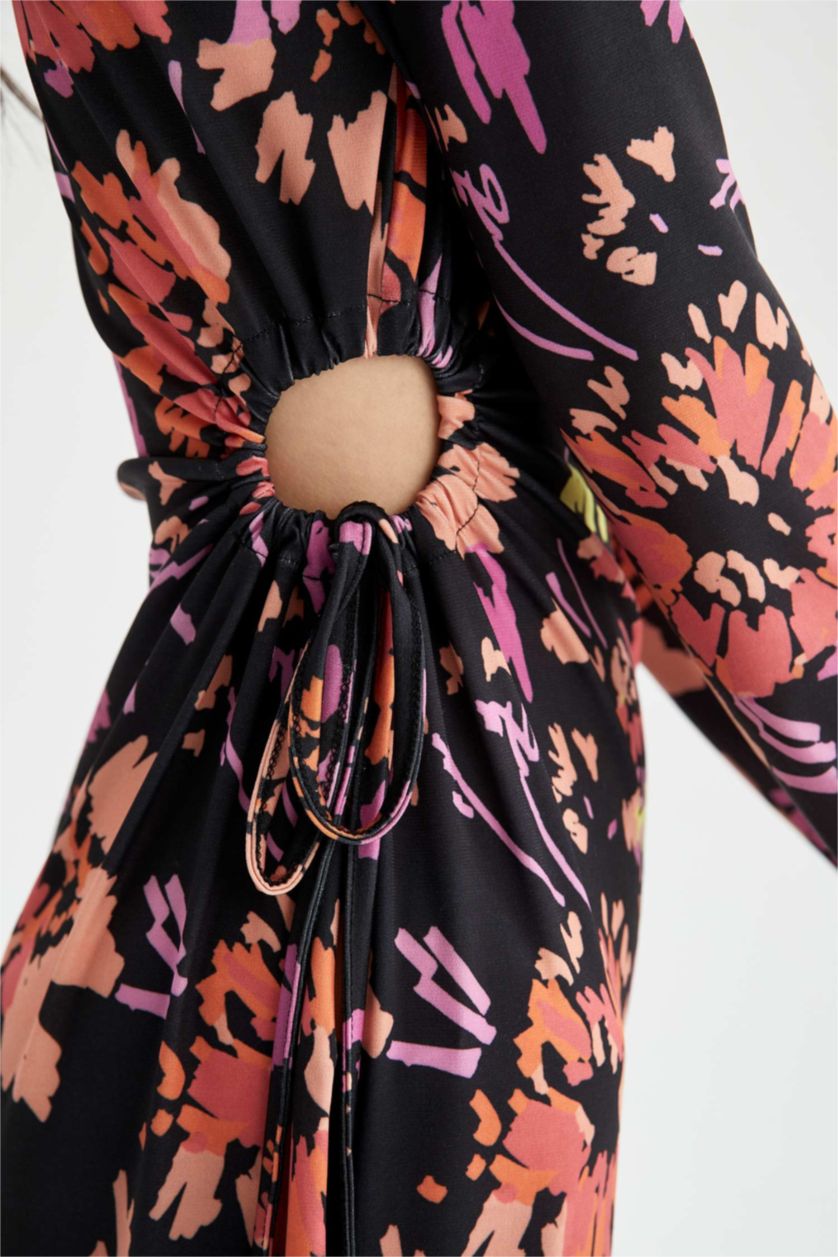 Kadın Siyah Maxi Elbise