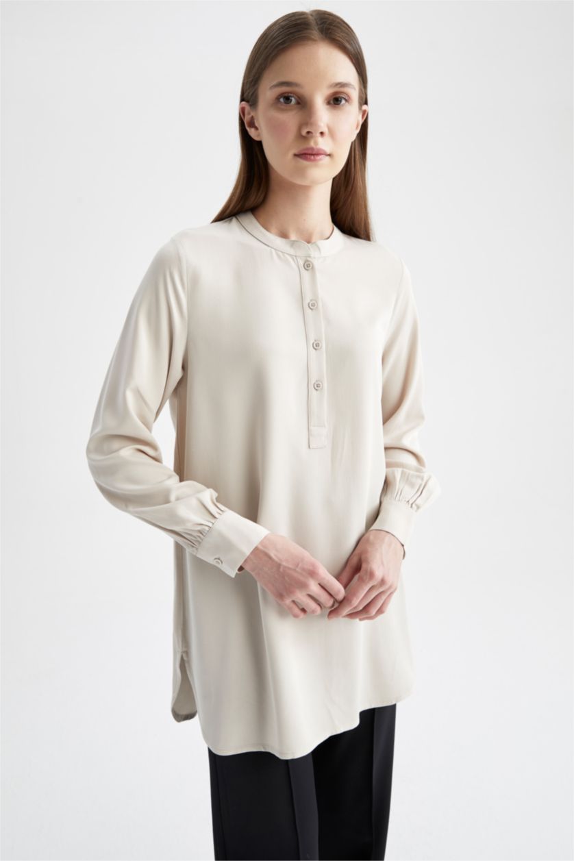 نساء بيج تونيك قصة مريحة