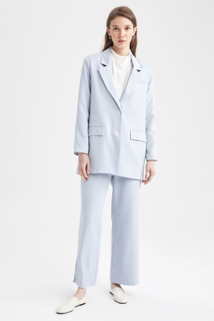 WOMAN Blue Jacket