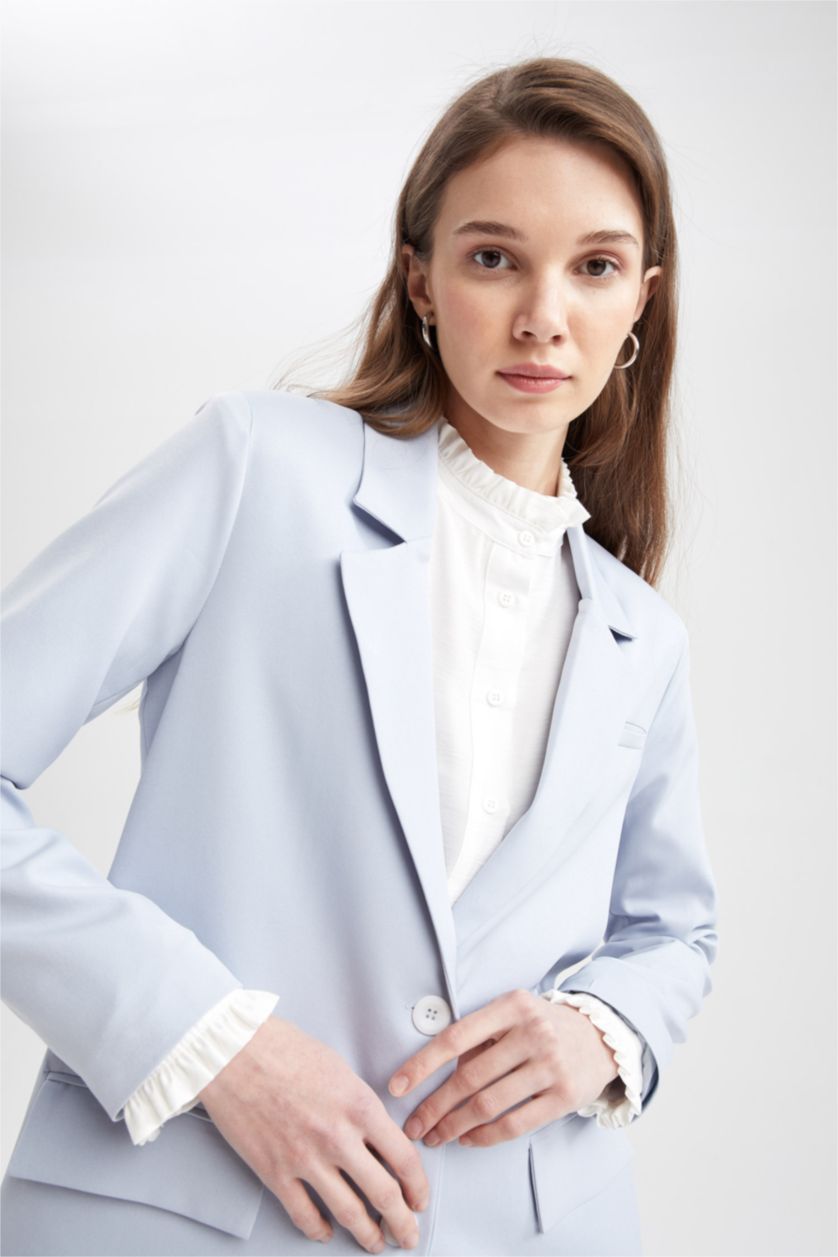 WOMAN Blue Jacket