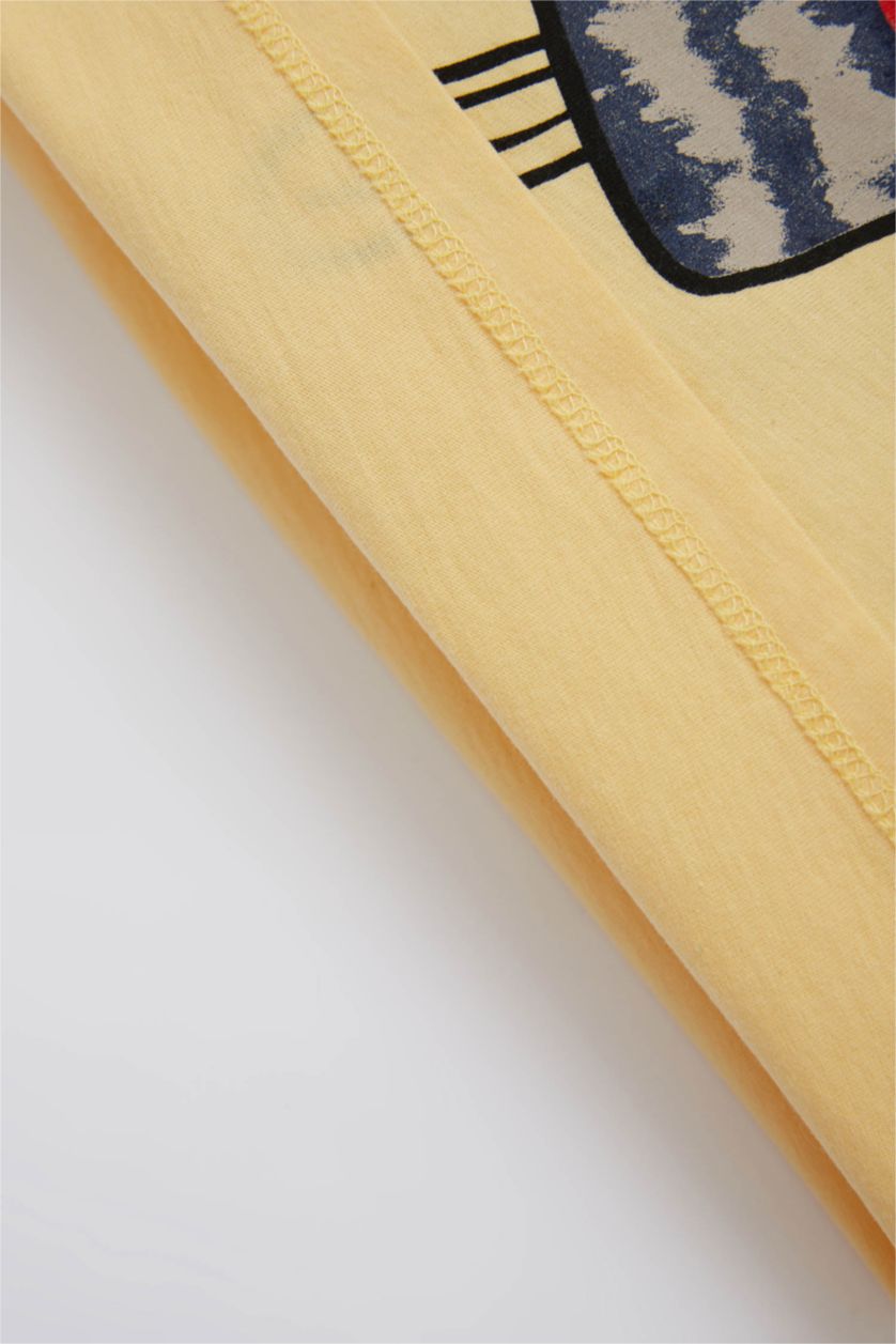 BÉBÉ GARÇON Jaune Clair Débardeur à coupe régulière et à Col rond pour Bébé Garçon