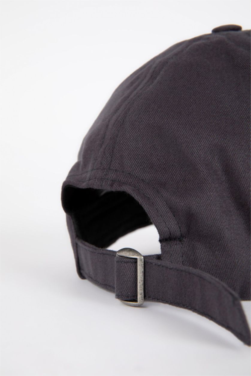 MAN Grey Men Harvard University Licensed Embroidered Cotton Cap Hat