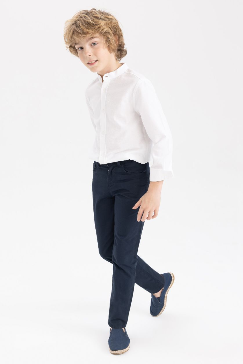 Erkek Çocuk - Genç Erkek Lacivert Erkek Çocuk Lacivert Gabardin Pantolon