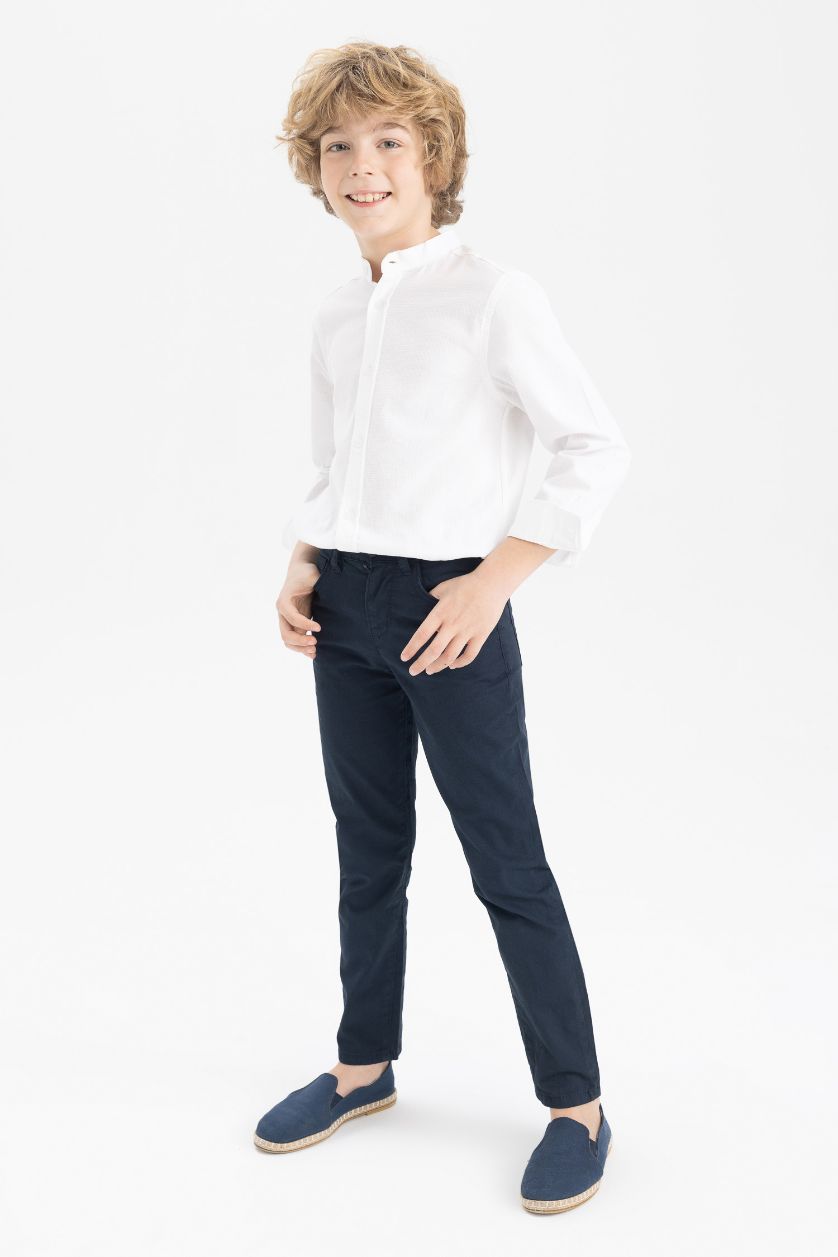 Erkek Çocuk - Genç Erkek Lacivert Erkek Çocuk Lacivert Gabardin Pantolon