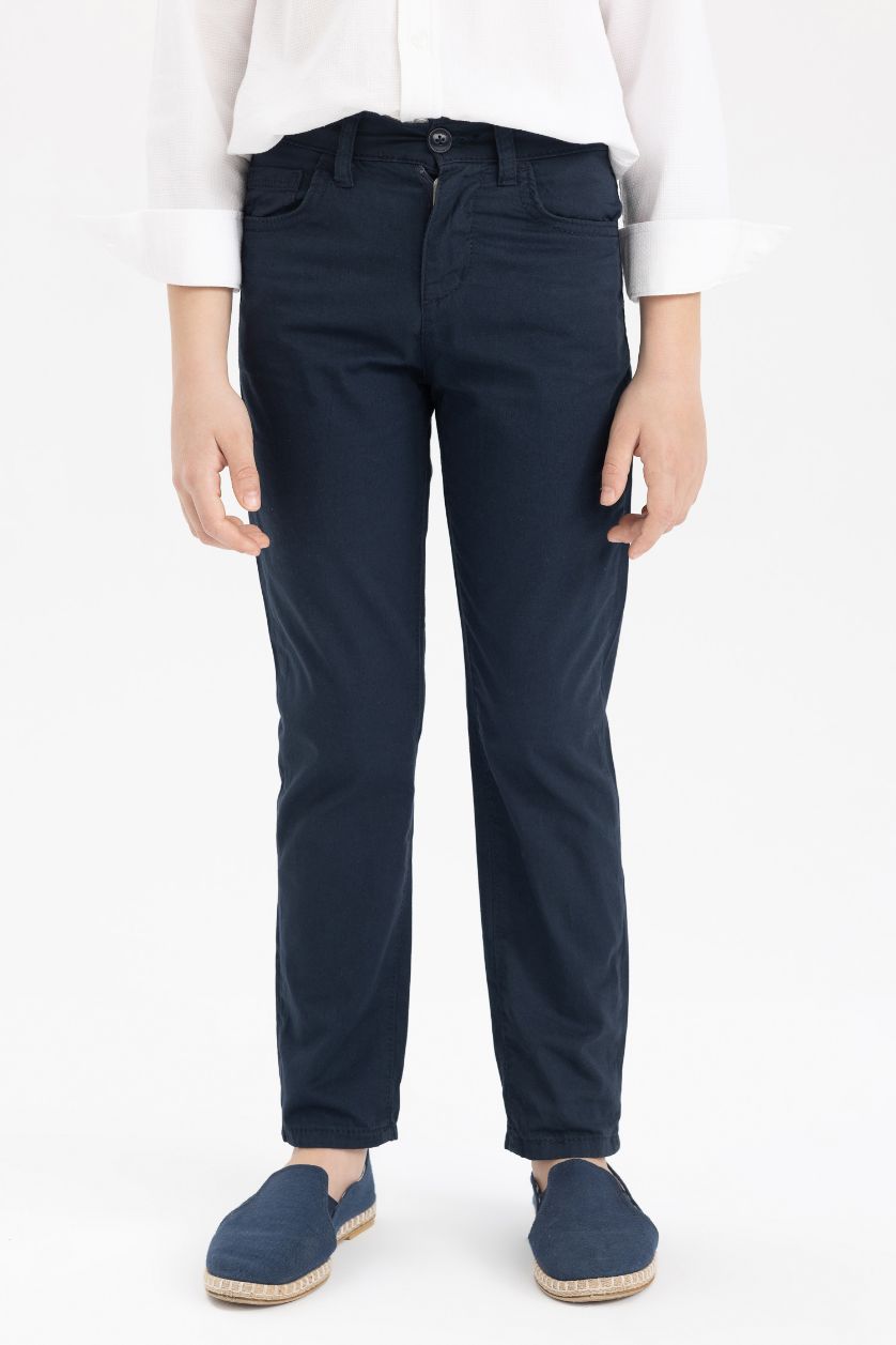 Erkek Çocuk - Genç Erkek Lacivert Erkek Çocuk Lacivert Gabardin Pantolon