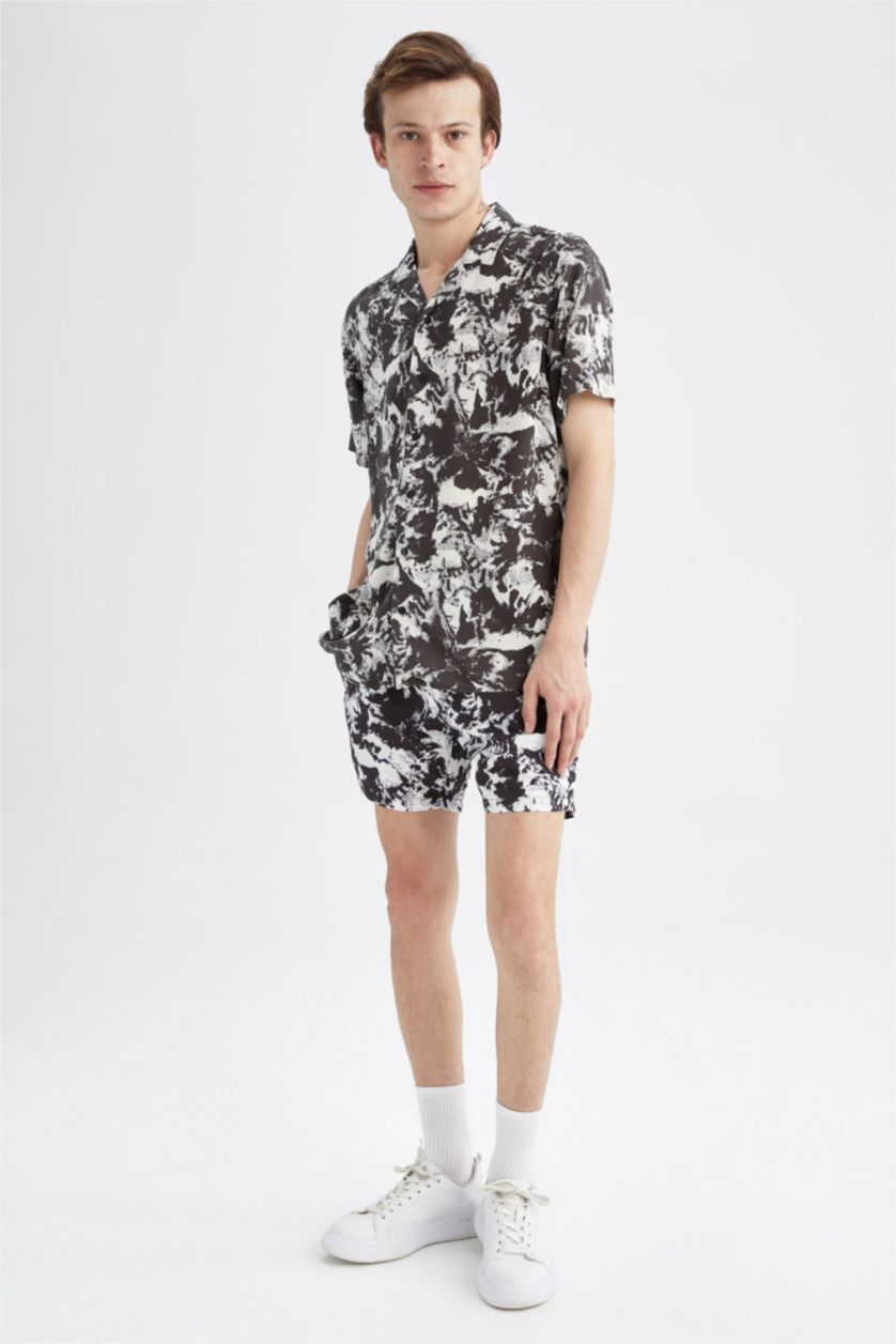 MAN Black Short Swim Shorts