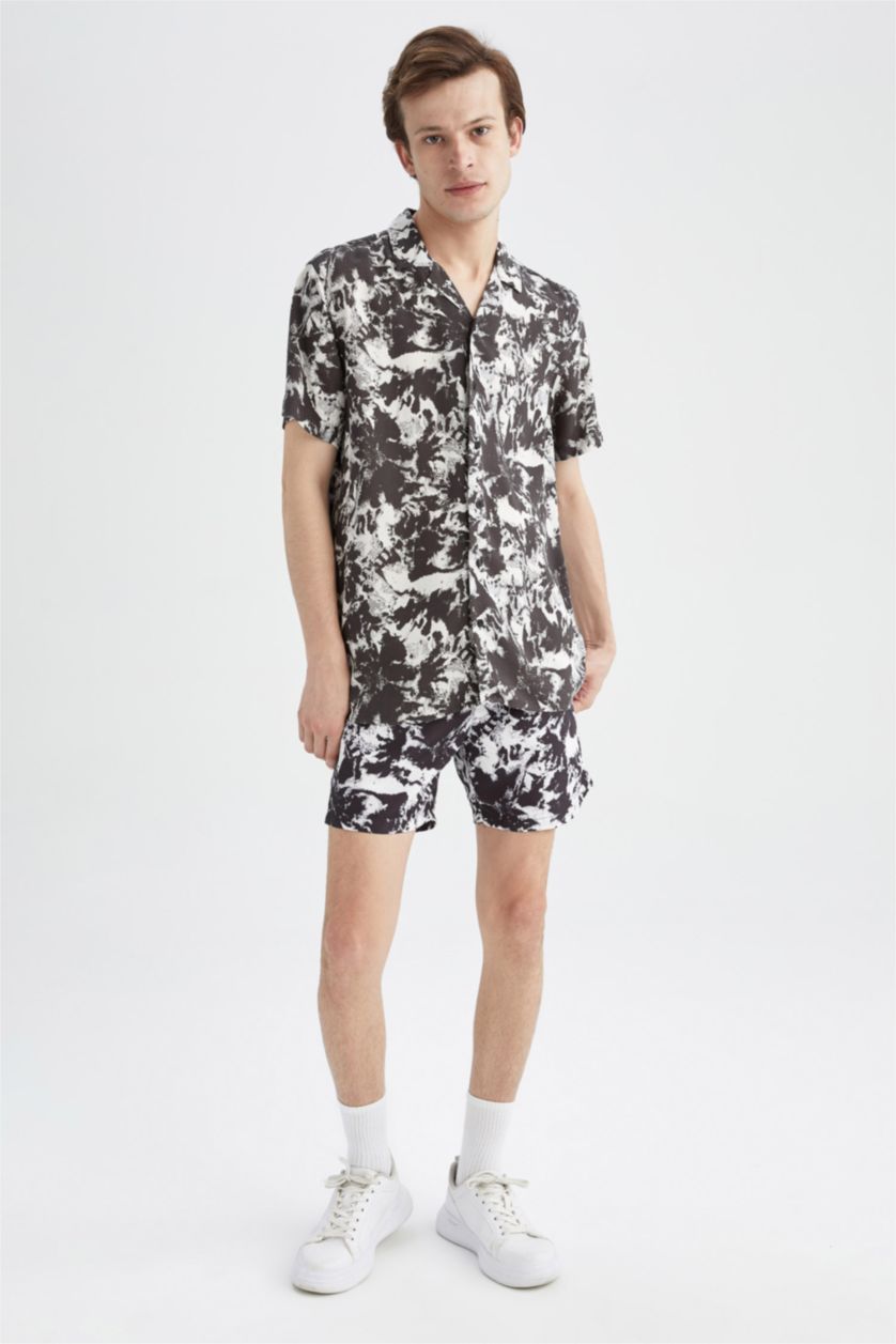 MAN Black Short Swim Shorts