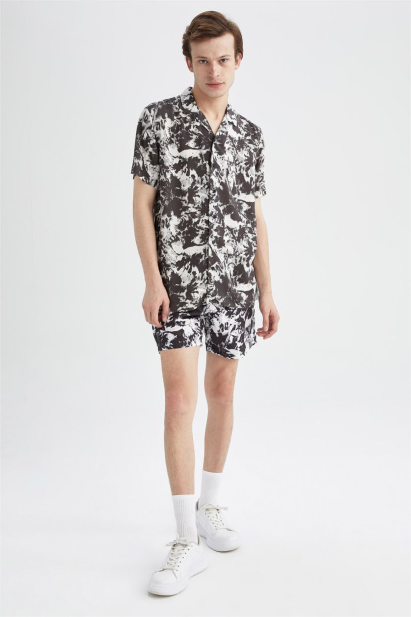 MAN Black Short Swim Shorts