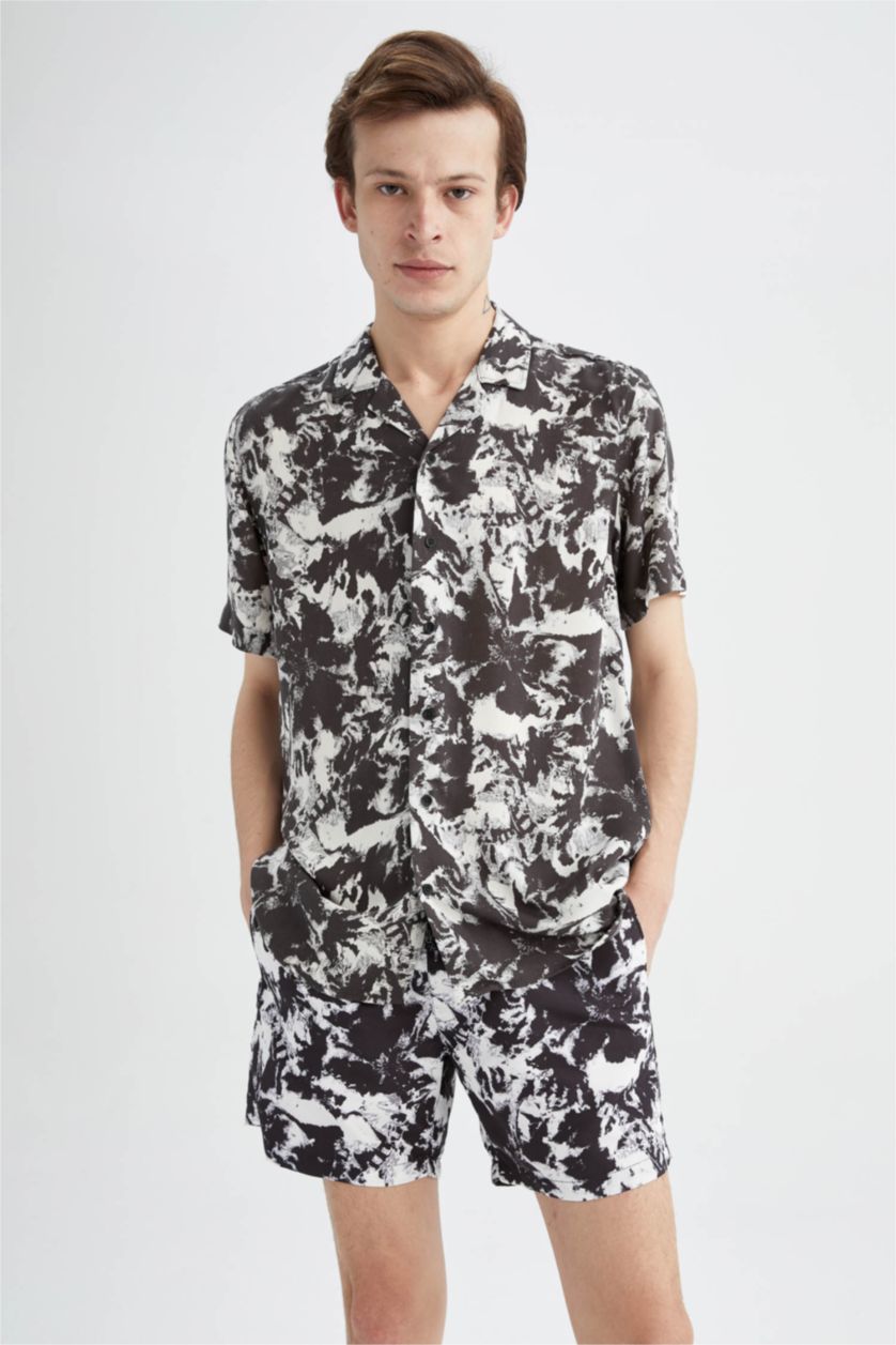 MAN Black Short Swim Shorts