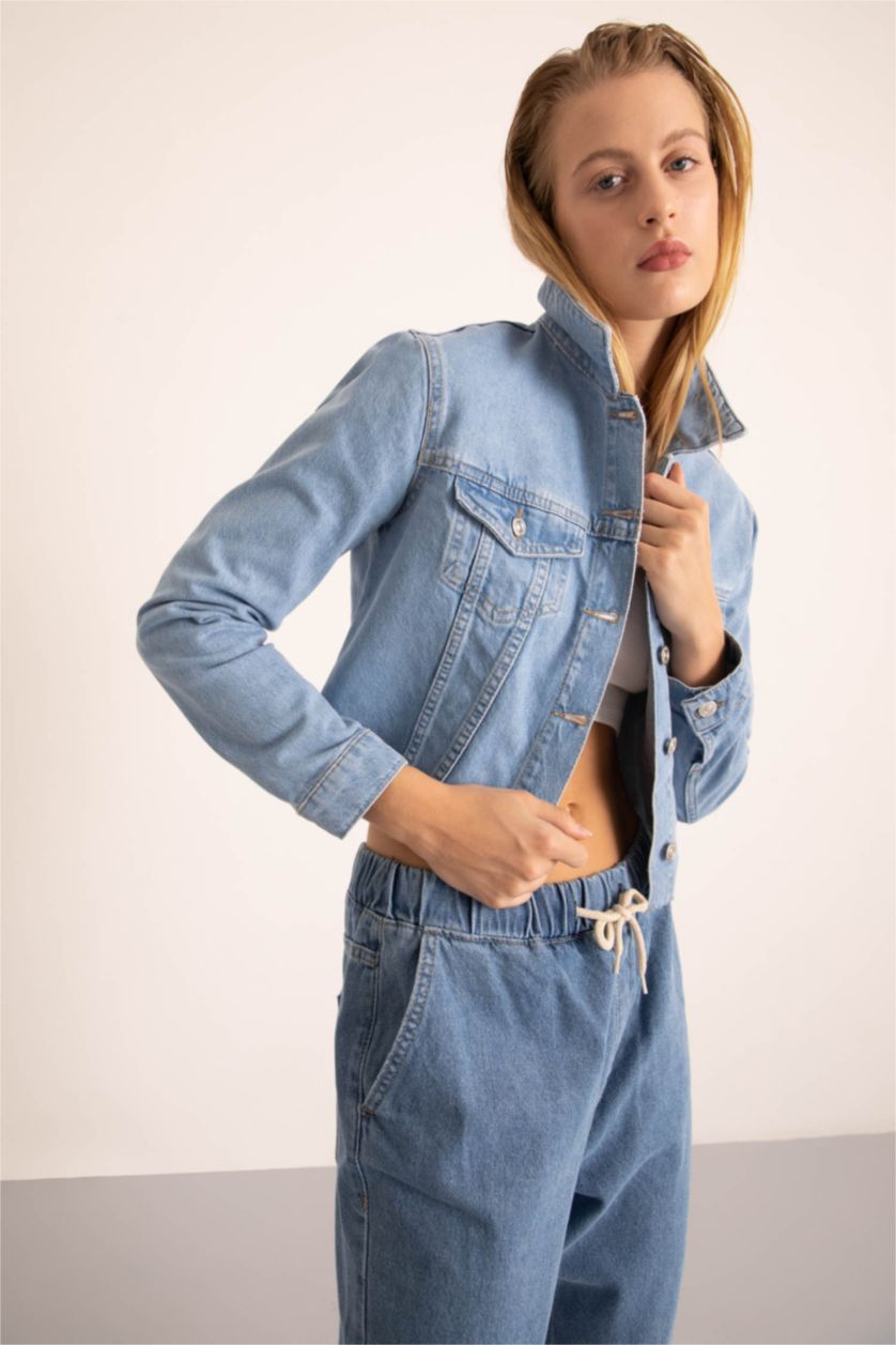 Kadın Açık Mavi Ceket