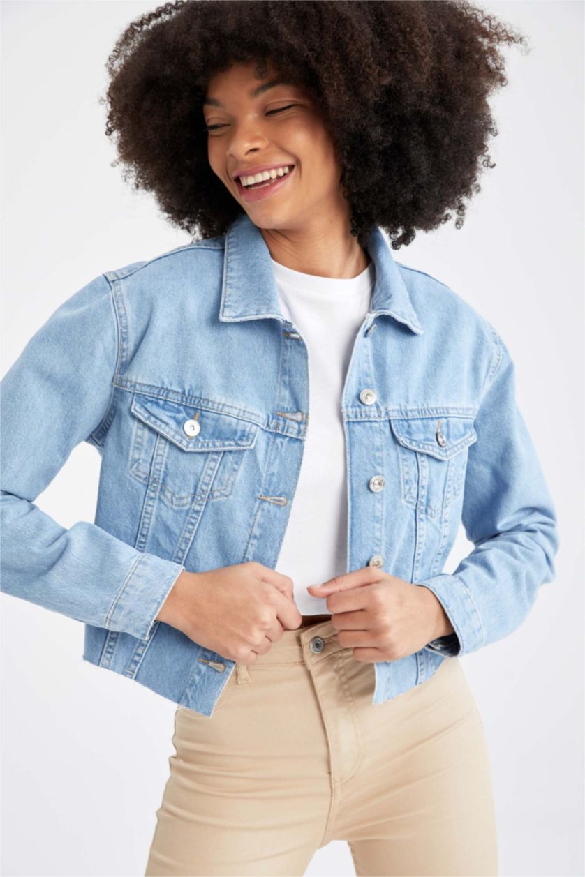 Kadın Açık Mavi Ceket