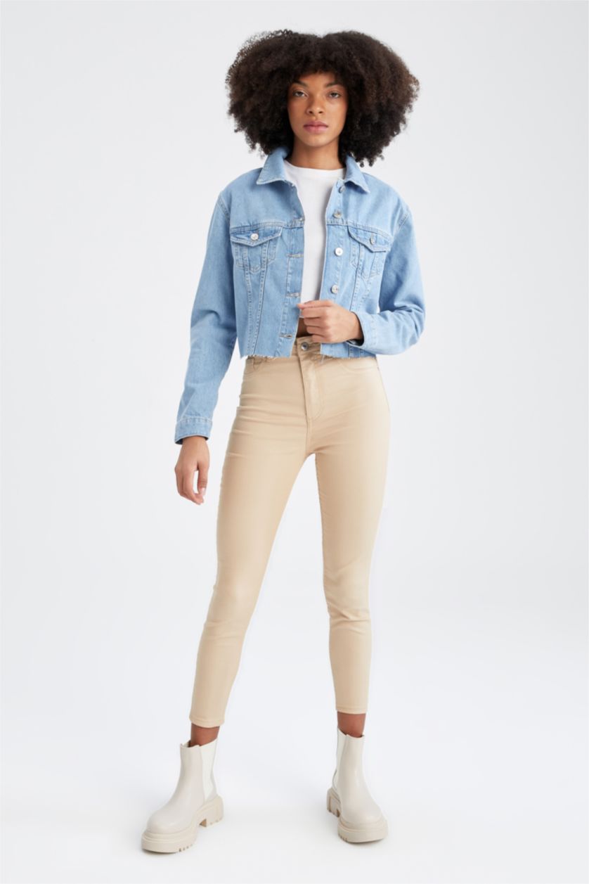 Kadın Açık Mavi Ceket