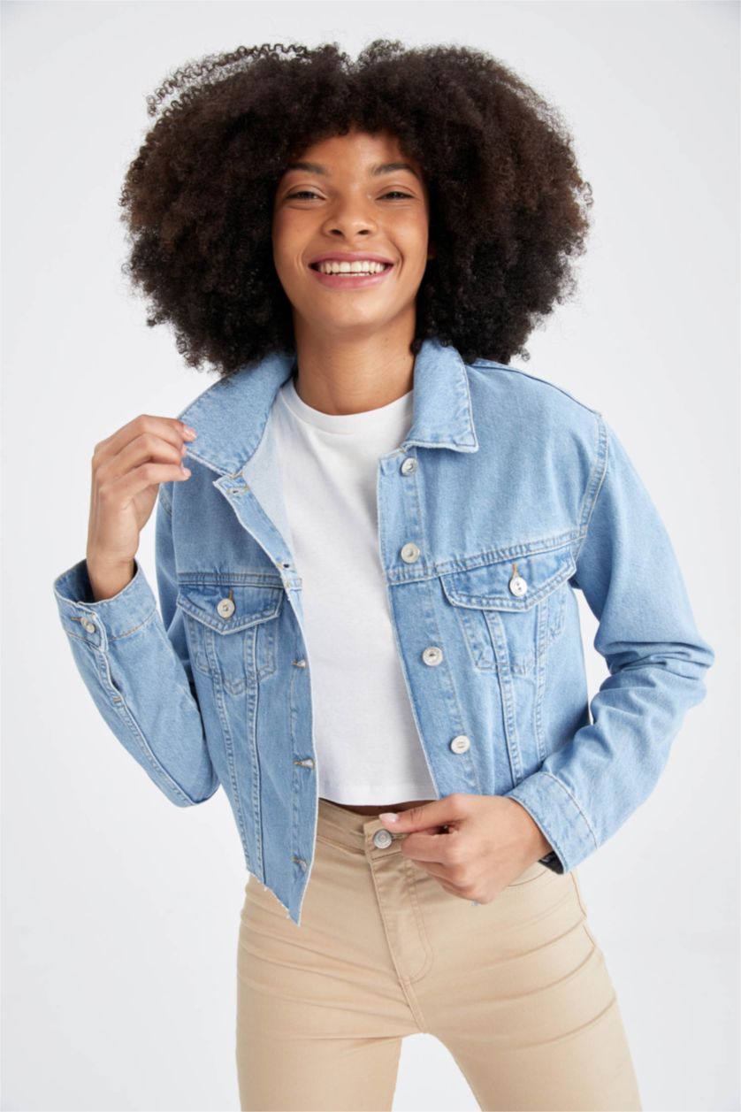 Kadın Açık Mavi Ceket