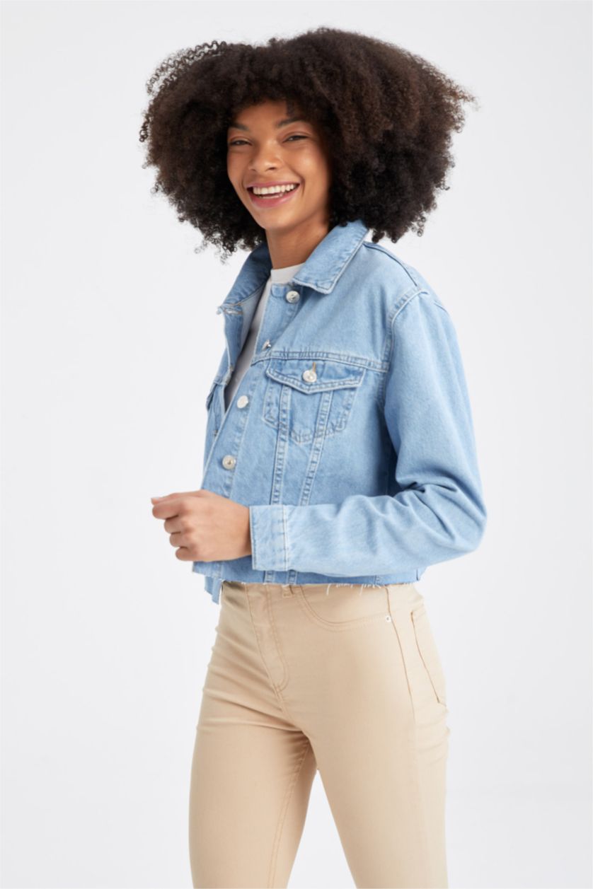 Kadın Açık Mavi Ceket