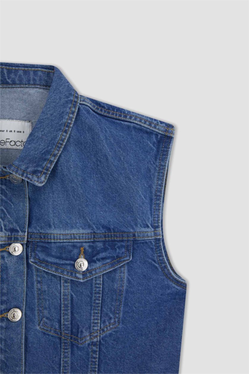 Kadın Açık Mavi Yelek