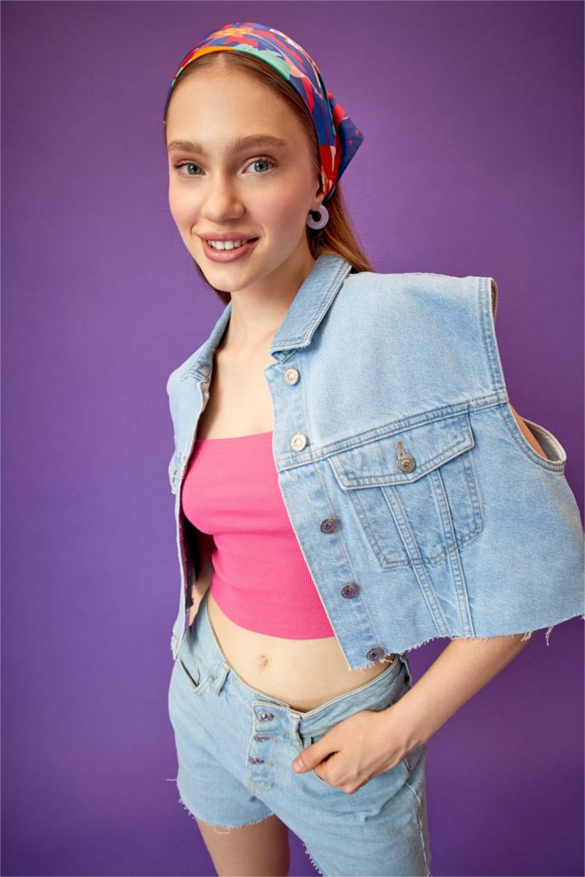 FEMME BLEU Clair Vest