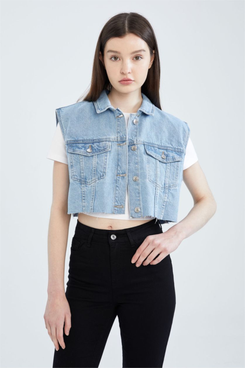 FEMME BLEU Clair Vest