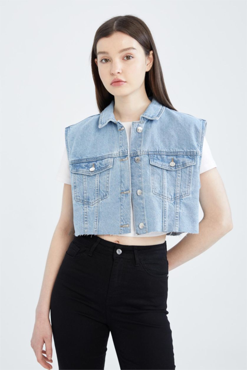 FEMME BLEU Clair Vest