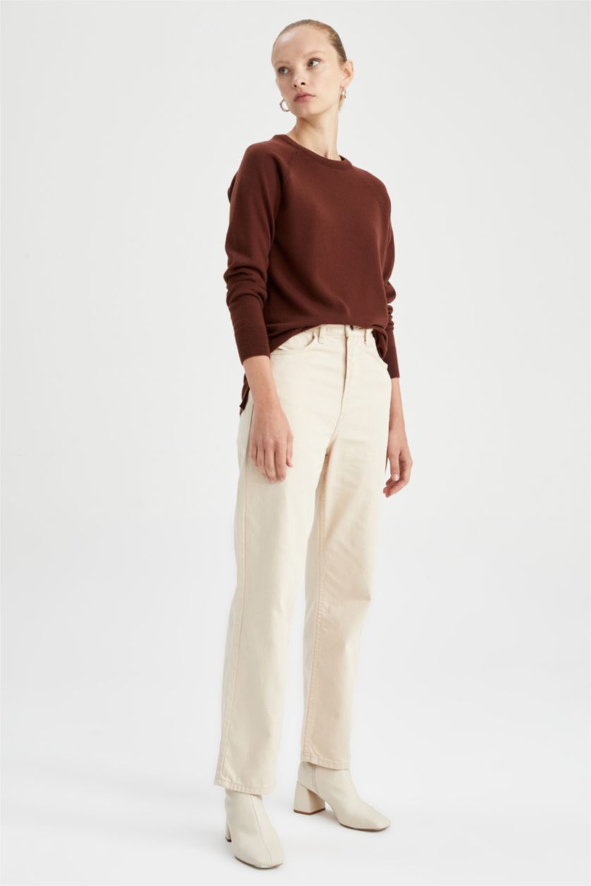 WOMAN Brown Relax Fit Pullover