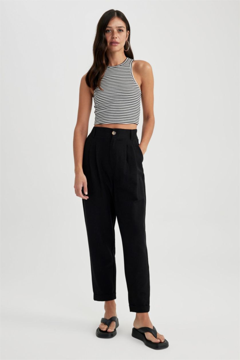 FEMME Blanc Coupe Slim