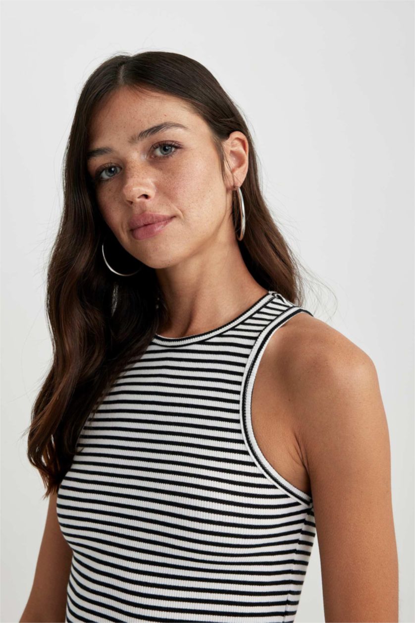 FEMME Blanc Coupe Slim