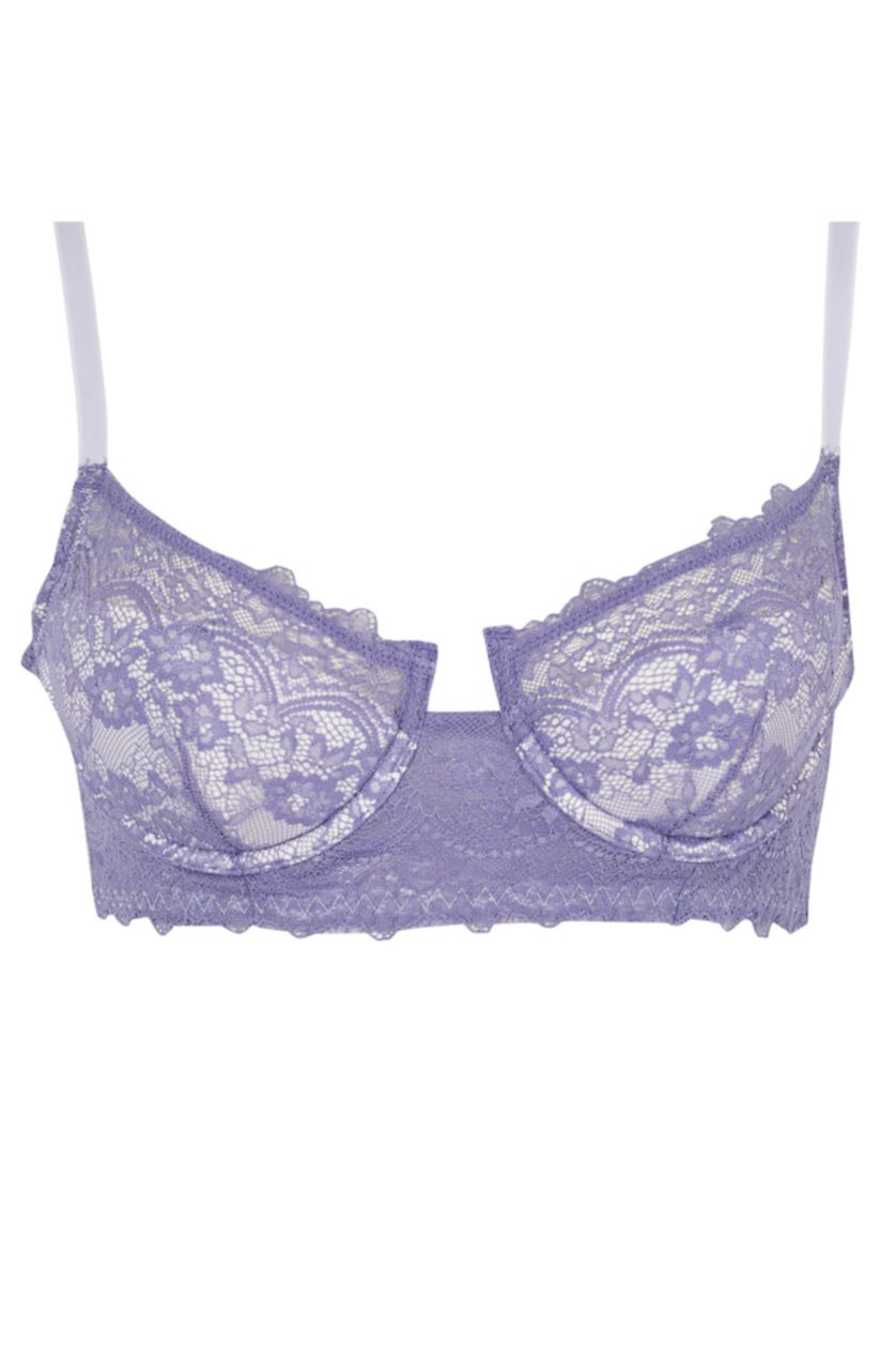 FEMME Violet Clair Soutien-gorge rembourré en dentelle Fall In Love