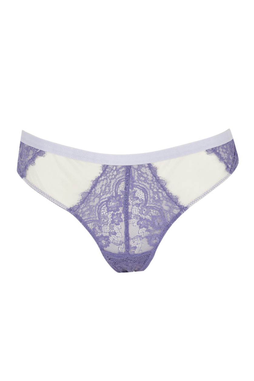 نساء أرجواني فاتح سروال داخلي مفصل بالدانتيل من Fall In Love