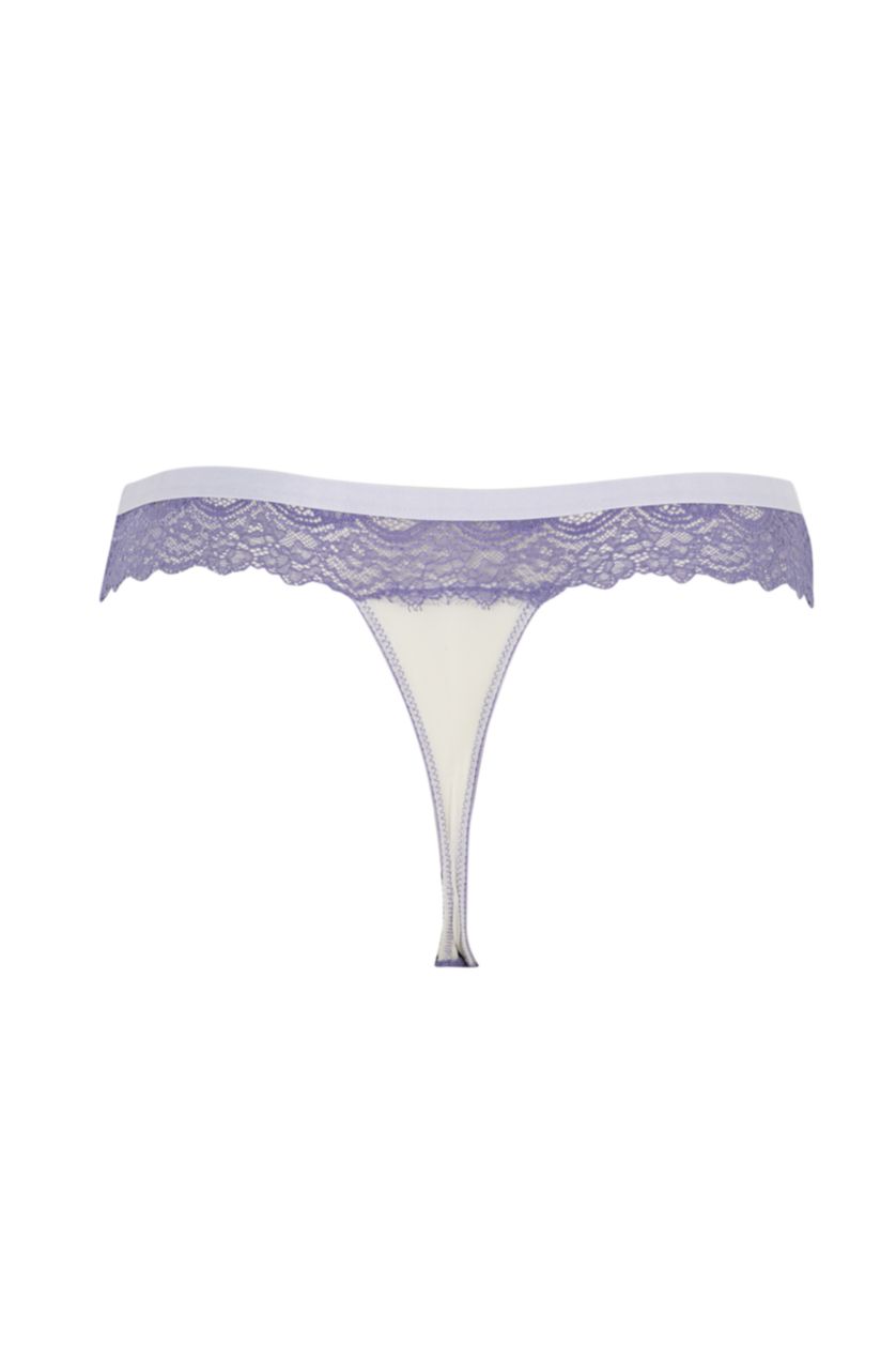 نساء أرجواني فاتح سروال داخلي مفصل بالدانتيل من Fall In Love