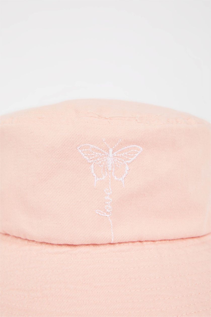 FEMME Rose Chapeau bob brodé pour femme