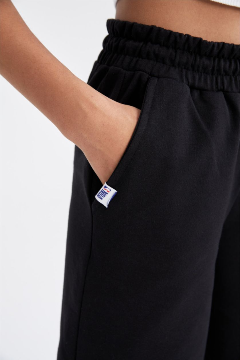 FEMME Noir Pantalon De Survêtement Nba Chicago Bulls À Jambe Large