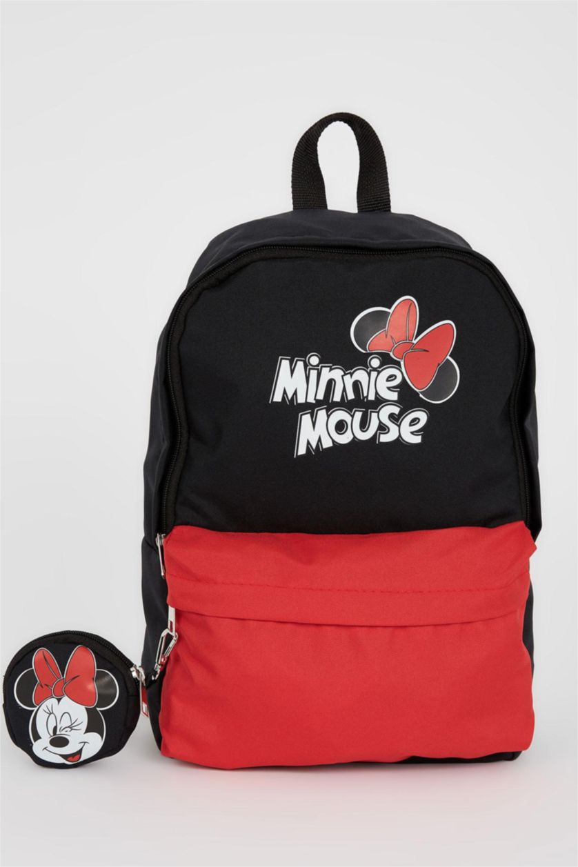 FEMME Rouge Grand sac à dos sous licence Disney Mickey et Minnie pour femme