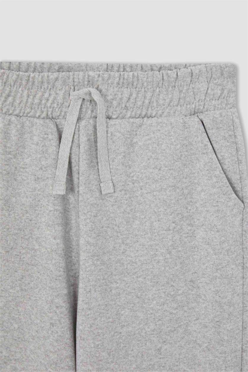 Girls & Teens Light Grey Girl Standard Fit Tie Waist Joggers
