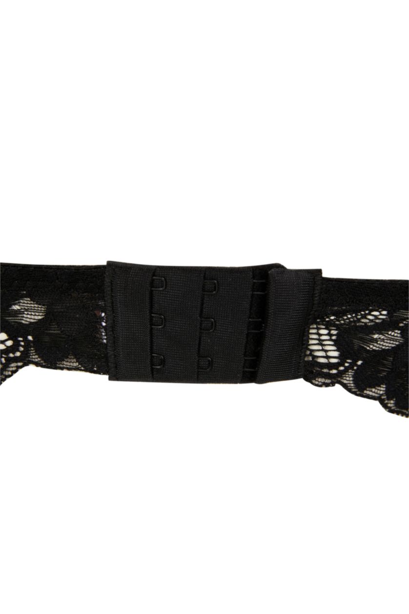 WOMAN Black Triangle Lace Bra