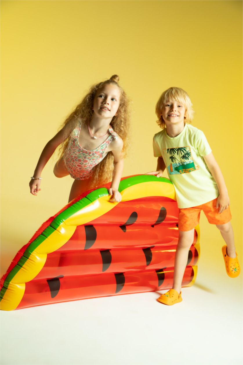 Мальчики и подростки Оранжевый Плавательные шорты для мальчиков