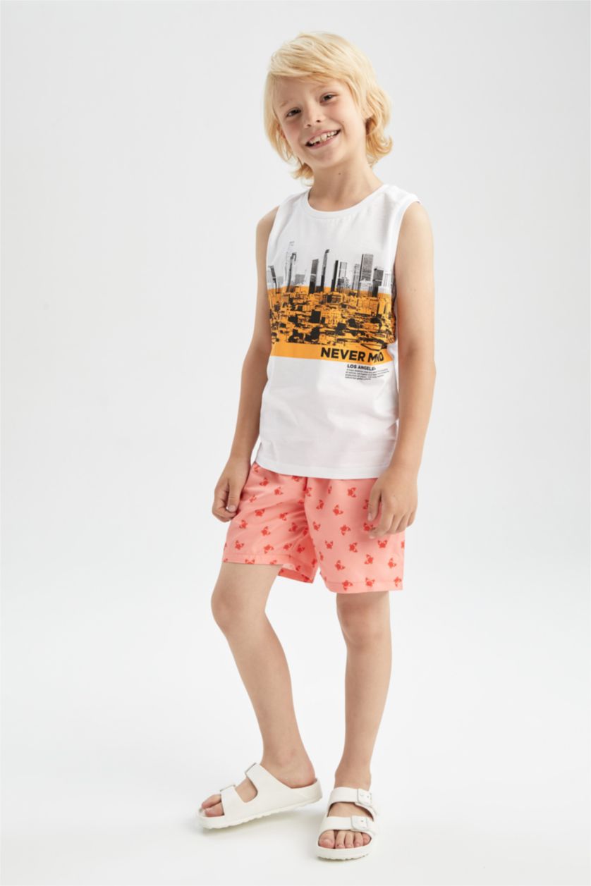 Мальчики и подростки Оранжевый Плавательные шорты для мальчиков