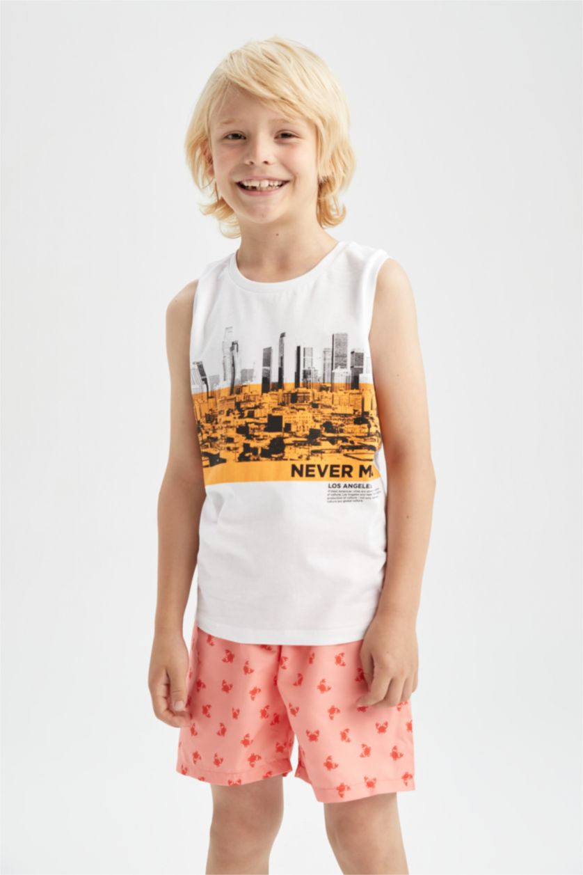 Мальчики и подростки Оранжевый Плавательные шорты для мальчиков